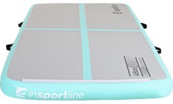 Inflatable Exercise Mat inSPORTline Airstunt 300 x 100 x 10 cm White w/ Hand Pump