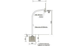 Стационарная баскетбольная стойка Inter-Play American