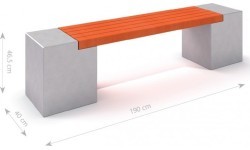 Betoninis suolas Inter-Play Deco 11