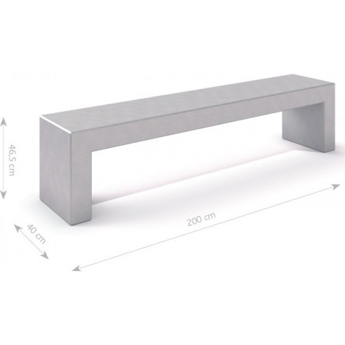 Concrete Bench Inter-Play Deco 8