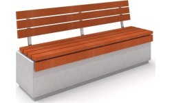 Бетонная скамья Inter-Play Deco 1