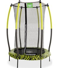 EXIT Tiggy junior trampoline with safety ø140cm - black/green