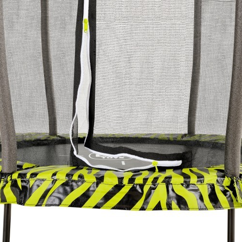 EXIT Tiggy Junior batutas su apsauginiu tinklu, ø140 cm, juodas/žalias