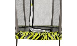 EXIT Tiggy Junior batutas su apsauginiu tinklu, ø140 cm, juodas/žalias