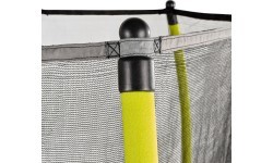 EXIT Tiggy Junior batutas su apsauginiu tinklu, ø140 cm, juodas/žalias