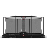 BERG Ultim Favorit InGround 410 Black + Safety Net Comfort