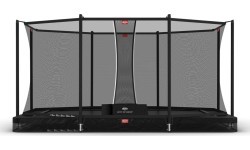 BERG Ultim Favorit InGround 410 Black + Safety Net Comfort
