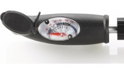 Мини ручной насос FISCHER AV/FV/DV с манометром, алюминиевый, 25 см