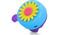 Bicycle Bell FISCHER Blume 80 mm (light blue)