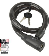 Fischer bike cable lock with key, 18 x 800 mm