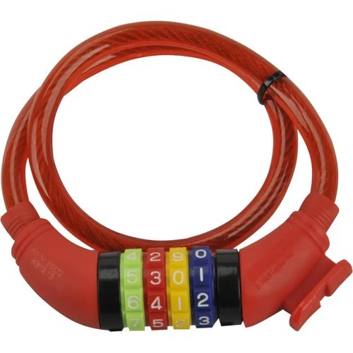 Fischer bike lock, cable, combination, kids', 10 x 600 mm
