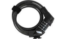 Fischer bike lock, cable, combination, 14 x 600 mm