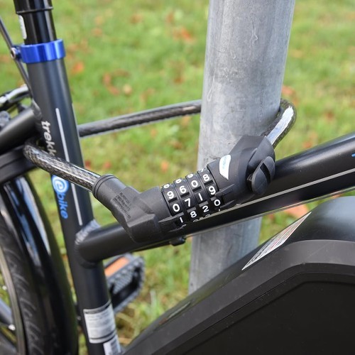 Fischer bike lock, cable, combination, 14 x 600 mm