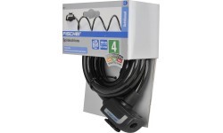 Fischer bicycle lock, cable, with key, 14 x 600 mm