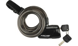 Fischer Alarm Bike Lock // with 110 dB alarm, cable, keyed, 12 x 1200 mm