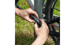 Fischer bike lock // chain, combination, 5 x 900 mm