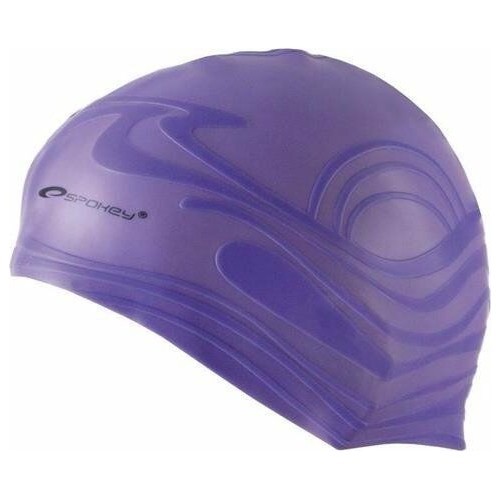 Silikoninė plaukimo kepuraitė violetinė Spokey SHOAL
