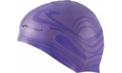 Silikoninė plaukimo kepuraitė violetinė Spokey SHOAL