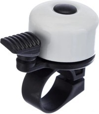 Dviračio skambutis FISCHER Mini // 22 mm (baltas)