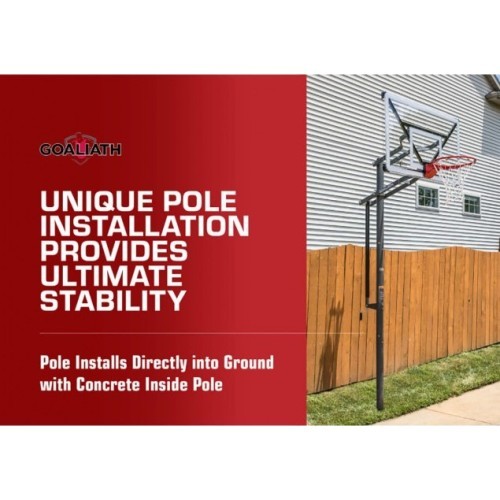 Basketball Hoop Goaliath GoTek 54 In-Ground