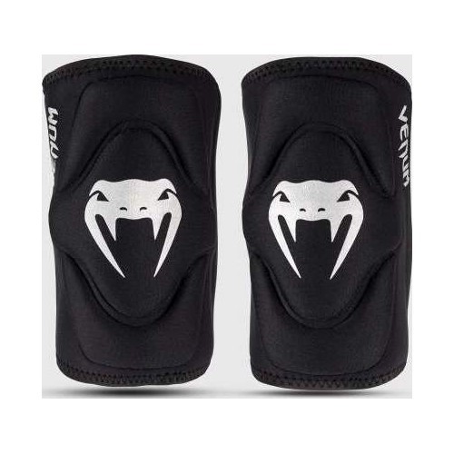 Venum Gel Kontact Knee Pads - Black/Silver