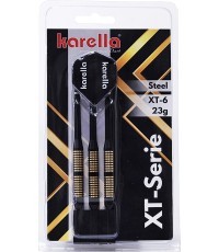 Smiginio strėlytės Karella XT-6 su plieniniais smaigaliais, 23 g
