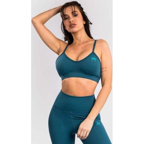 Женский спортивный бра Venum x Demi, лазурный