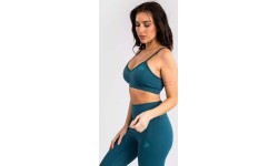 Женский спортивный бра Venum x Demi, лазурный