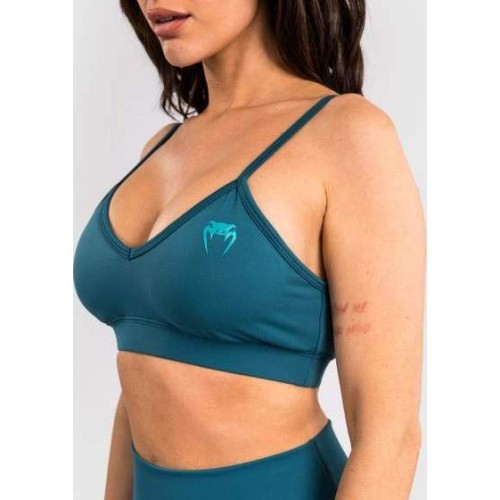 Женский спортивный бра Venum x Demi, лазурный
