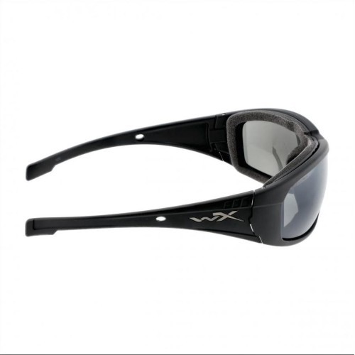 Wiley X Boss glasses grey silver flash, black frames