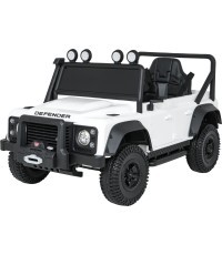 Land Rover Defender 110 SVX Concept elektromobilis baltas