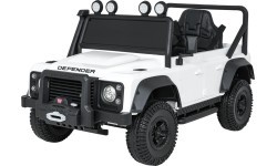 Электромобиль Land Rover Defender 110 SVX Concept белый