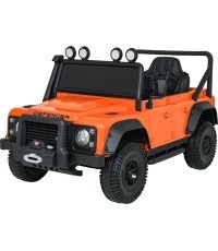 Elektromobilis Land Rover Defender 110 SVX Concept, oranžinis