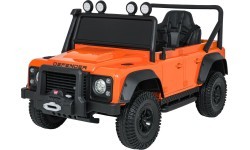 Elektromobilis Land Rover Defender 110 SVX Concept, oranžinis