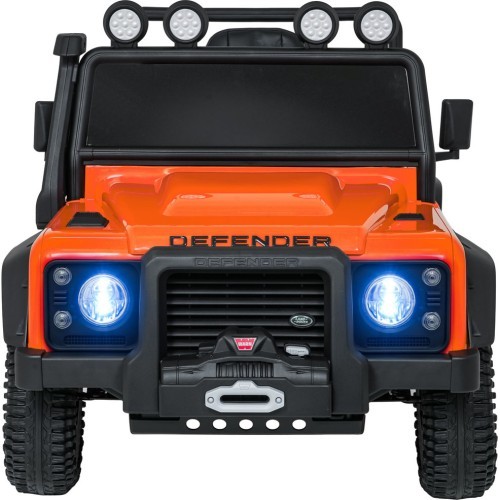 Elektromobilis Land Rover Defender 110 SVX Concept, oranžinis