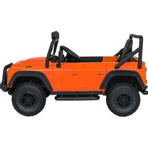 Elektromobilis Land Rover Defender 110 SVX Concept, oranžinis