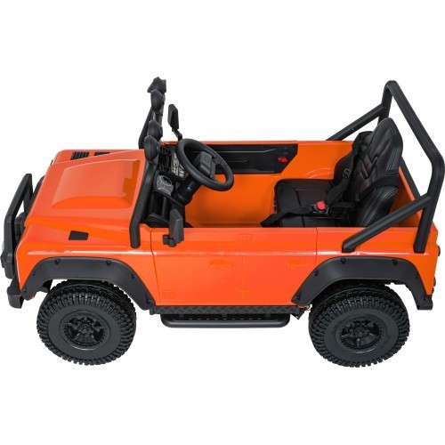 Elektromobilis Land Rover Defender 110 SVX Concept, oranžinis