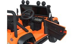 Elektromobilis Land Rover Defender 110 SVX Concept, oranžinis