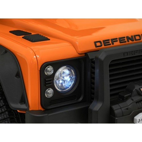 Elektromobilis Land Rover Defender 110 SVX Concept, oranžinis