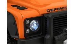 Elektromobilis Land Rover Defender 110 SVX Concept, oranžinis