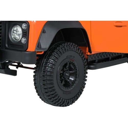 Elektromobilis Land Rover Defender 110 SVX Concept, oranžinis