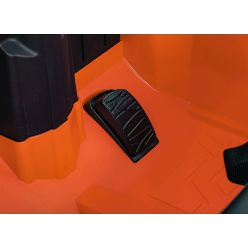 Elektromobilis Land Rover Defender 110 SVX Concept, oranžinis