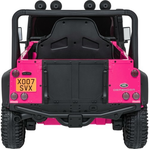 Land Rover Defender 110 SVX Concept elektromobilis vaikams, rožinis