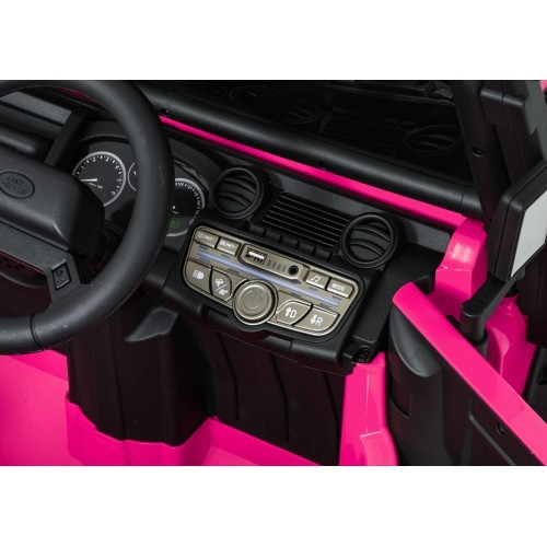 Детский электромобиль Land Rover Defender 110 SVX Concept, розовый
