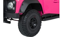 Детский электромобиль Land Rover Defender 110 SVX Concept, розовый