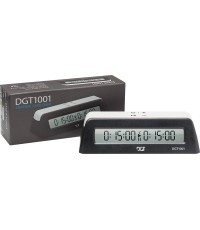Šachmatų laikrodis DGT 1001 juodas, baltas