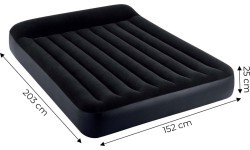 Inflatable sleeping mattress 203x152 cm two-person bed INTEX 64143
