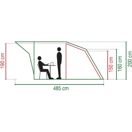 Coleman Tent 'Oak Canyon BlackOut'
