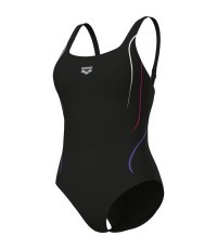 Moteriškas maudymosi kostiumėlis Ludovica Soft Curve Back, juodas, 38 dydis - 590
