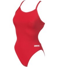 W Team Swimsuit Challenge Solid Red-Whi 32 - 450